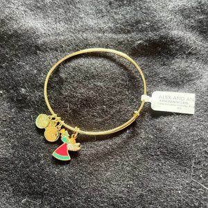 *NWT* Alex and Ani Adjustable Bangle “Infusion Holiday” Bracelet